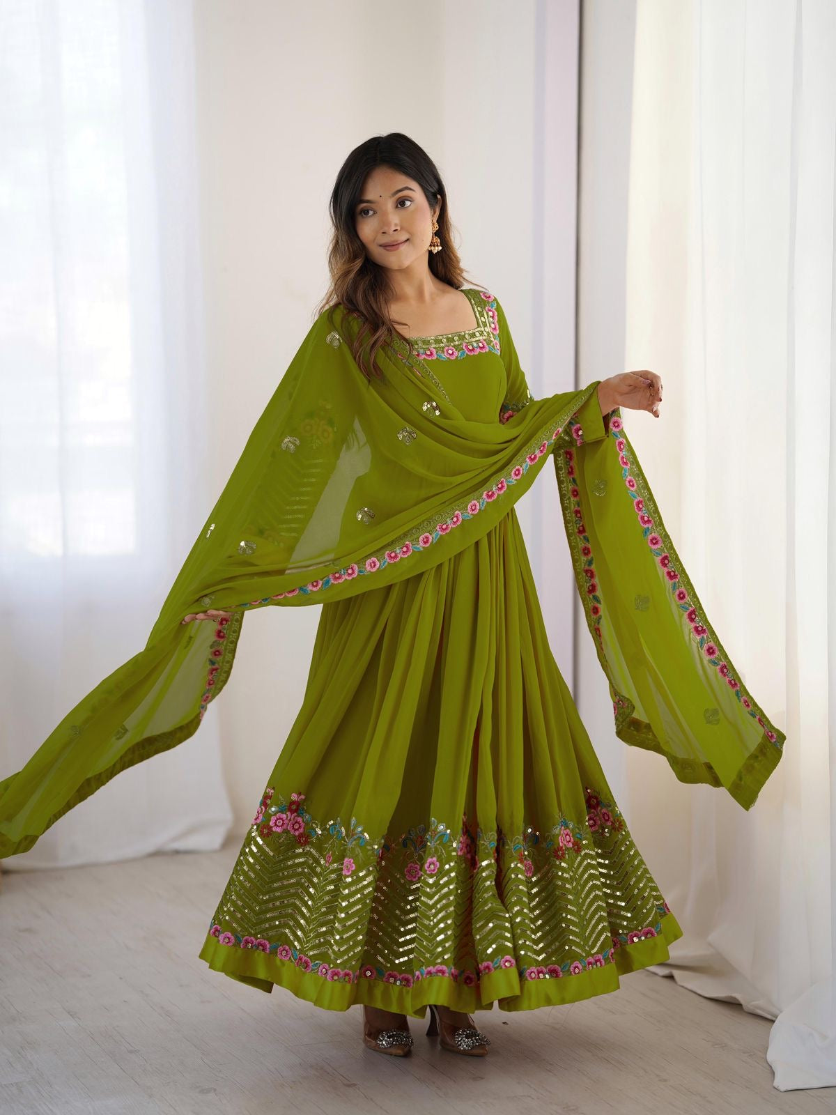 Salwar „Rangoli“