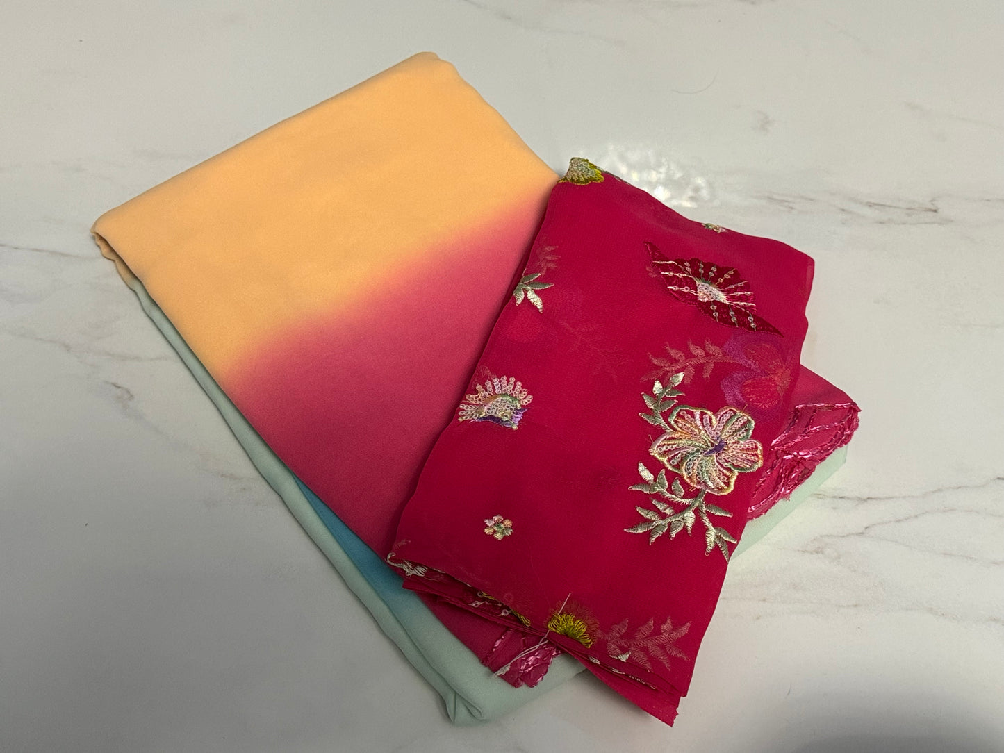 Designer multicolor Saree