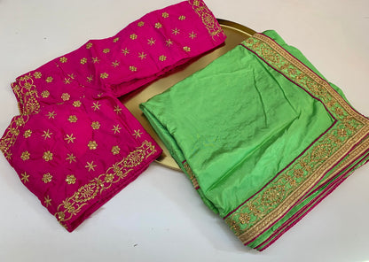 Designer Saree with Readymade Blouse