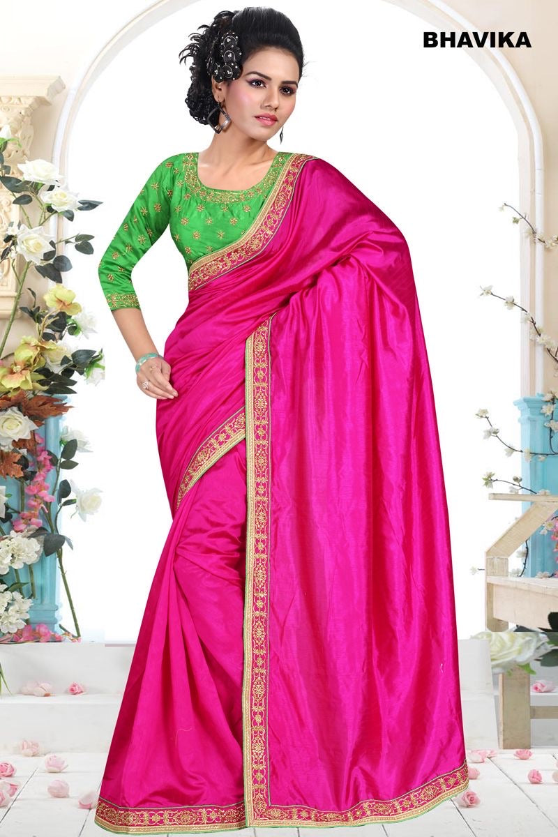 Designer Saree with Readymade Blouse