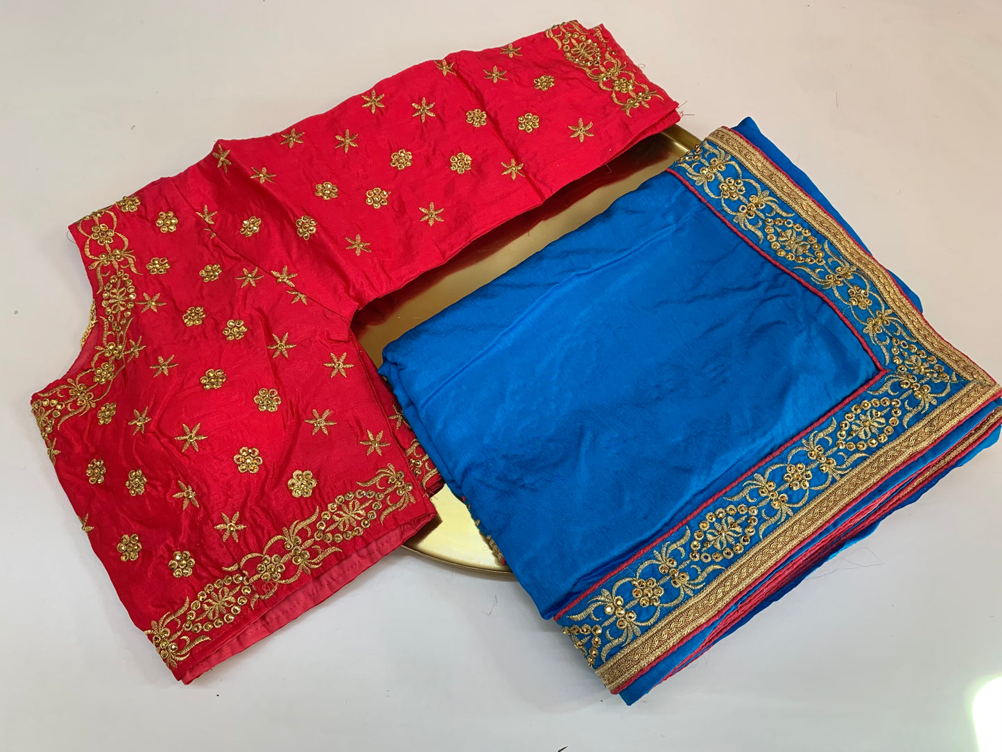 Designer Saree with Readymade Blouse