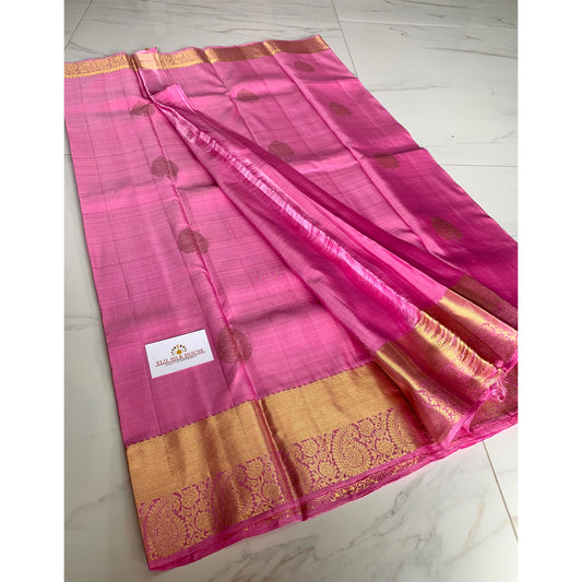 Pure Kanchipuram Saree „Rosy“