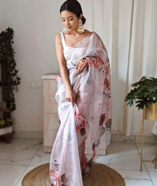 Organza Saree