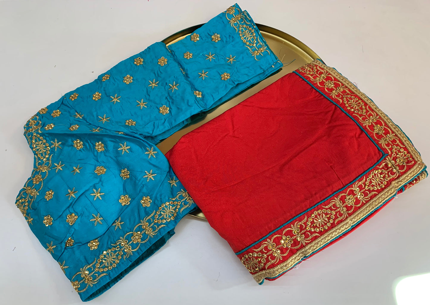 Designer Saree with Readymade Blouse