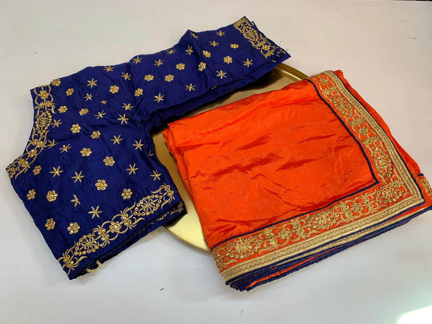 Designer Saree with Readymade Blouse